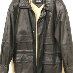 MARC New York Black Leather Jacket